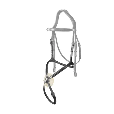 Zdjęcie produktu dla Dyon Figure 8 New English Collection Noseband Black Cob Black Cob
