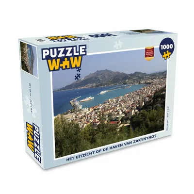 Obrázok produktu pre MuchoWow® Puzzle 1000 ks Pohľad na prístav Zakynthos