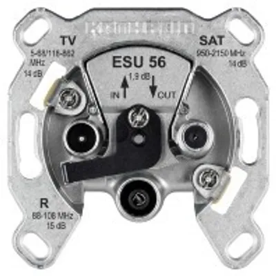 Produktbild von KATH Durchschleif-Einkabeldose ESU 56 14dB programmierbar