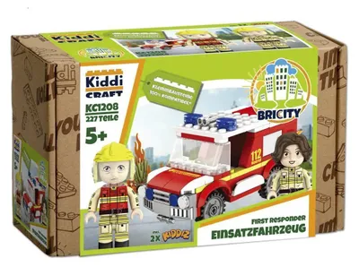 Produktbild von KiddiCraft KC1208 Brickcity Einsatzfahrzeug