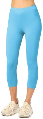 Produktbild von Merry Style Damen 3/4 Leggings aus Baumwolle MS10-199 (Türkis, L)