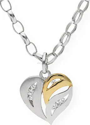 Produktbild von JuwelmaLux Anhänger Silber 925 Herz mit Zirkonia JL20-02-0301