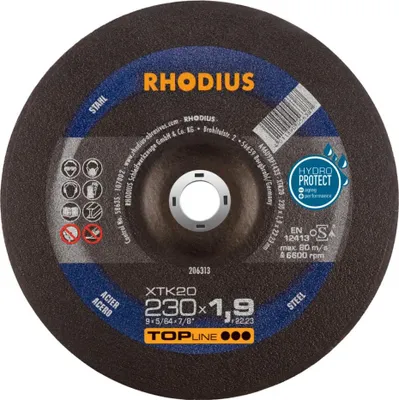 Immagine prodotto di Rhodius 206313 Cutting disc (off-set) 230 mm 1 pc(s) Steel