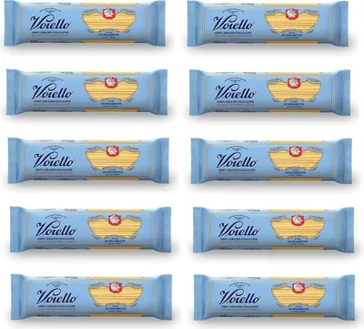 Produktbild von 10x Voiello Lo Spaghetto n°104 Pasta 100% Italienischer Weizen 500g Teigwaren aus Hartweizengrieß Bronze-Zeichnung