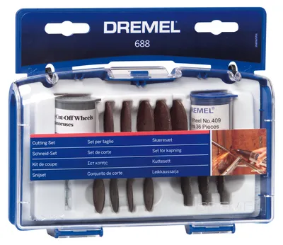 Obrázok produktu pre Dremel 688, Hnedá, Šedá, 69 kusov