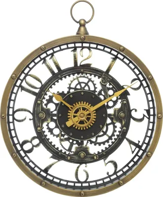 Image de Horloge murale avec mécanisme visible MECA, Ø 27 cm