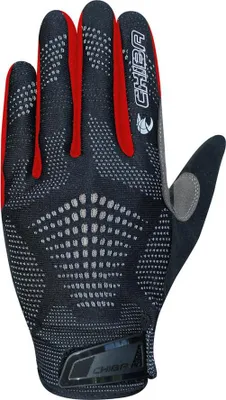 Produktbild von CHIBA Gel Performer - Radhandschuhe kurzfinger, schwarz/rot, Größe M.