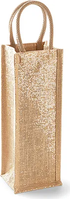 Produktbild von Westford Mill Shimmer Jute Bottle Bag