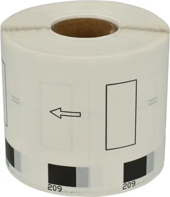 Produktbild von vhbw Rolle 62mm x 29mm (800 Etiketten) kompatibel mit Brother PT QL-710W, QL-720, QL720NW, QL-650, QL650TD, QL-700, QL-710 Drucker - Premium Weiß