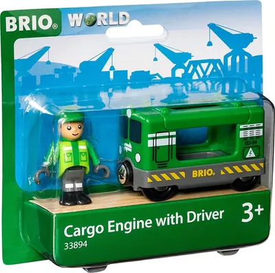 Produktbild von BRIO Frachtlok mit Fahrer | 33894