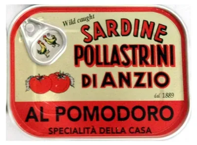 Immagine prodotto di Sardine in salsa di pomodoro 100 gr. - Pollastrini