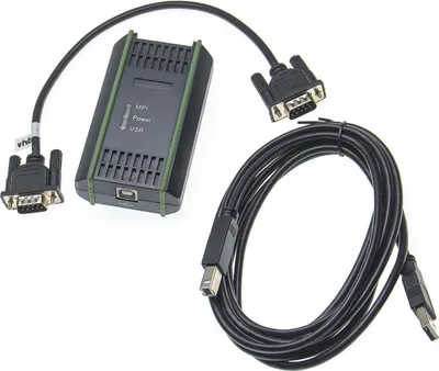 Produktbild von vhbw USB Programmierkabel PLC, MPI Ersatz für Siemens 6ES7 972-0CB20-0XA0 für Funkgerät - Seriell Adapter, schwarz