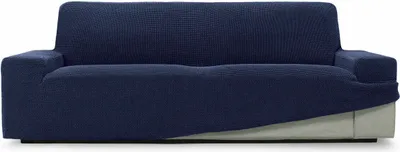 Obrázek produktu pro SOFASKINS® Super Stretch potah na pohovku, potah na 2místnou pohovku, prodyšný, pohodlný a odolný, snadná instalace, rozměry (140-180 cm), barva námořnická modř