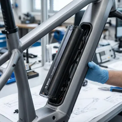 Immagine prodotto di Bosch Dummy PowerTube 500 orizzontale - adattamento ottimale per telai di e-bike con...