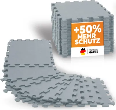 Produktbild von Premium Bodenschutzmatte aus extra dichtem Kautschuk (hellgrau)