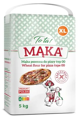 Image de Farine de blé type 00 pour pizza, 5 kg, marque Tota