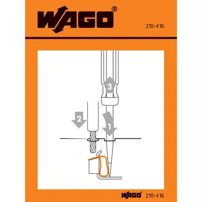 Produktbild von WAGO Handhabungsaufkleber 210-416