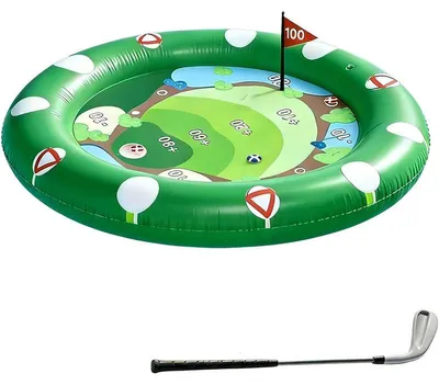Produktbild von Pool Golf Spiel für Kinder & Erwachsene, aufblasbares Wasser Spielzeug für Pool Party, Garten & Sommer Geburtstagsgeschenk