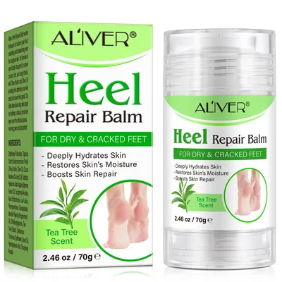Produktbild von Balsam für rissige Fersen mit Teebaumöl Aliver – 70 g