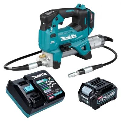 Obrázek produktu pro Makita GP 001 GD101 Akumulátorová mazací pistole 40 V max. 690 bar Brushless + 1x akumulátor 2,5 Ah + nabíječka