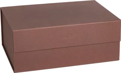 Zdjęcie produktu dla Pudełka do przechowywania OYOY LIVING, dł. 33 x szer. 25 x wys. 15 cm, kolor czerwony