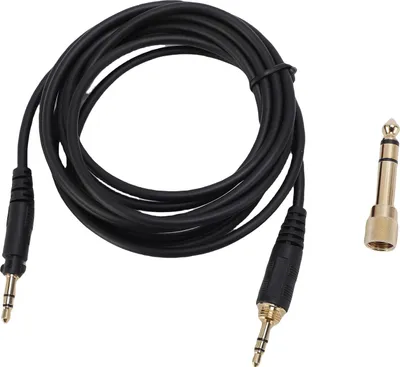 Obrázek produktu pro Kabel sluchátek vhodný pro náhlavní soupravu EAH-DJ1200, náhradní stereo kabel 3,5 mm na 6,5 mm, 2 m