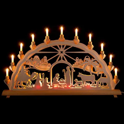 Immagine prodotto di Arco di candele per la Notte Santa (68x35 cm) di Schlick & Türk