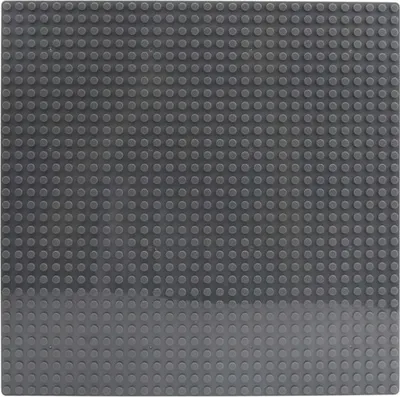 Zdjęcie produktu dla Duża PŁYTKA KONSTRUKCYJNA do klocków Standard kreatywna podstawa, 32x32 ciemno-szara