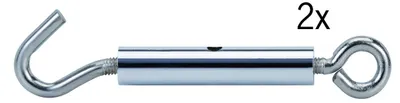Image de Paulmann Wire System Light&Easy Tendeur de câble 1 paire Chrome Métal