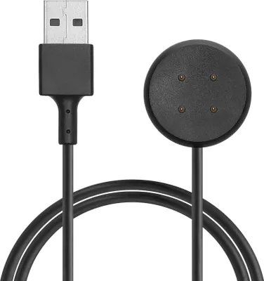 Produktbild von kwmobile USB Kabel Charger kompatibel mit Google Pixel Watch 2 Ladekabel - Smart Watch Ersatzkabel - Fitnesstracker Aufladekabel in Schwarz