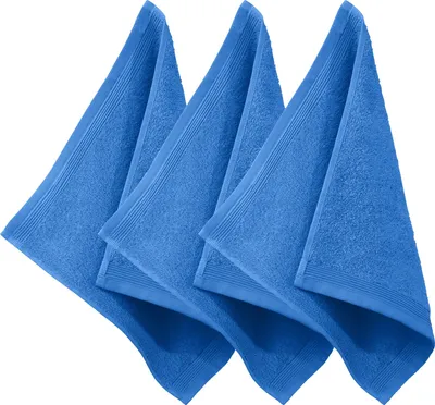 Produktbild von Möve Seiftuch Superwuschel" 3er-Pack mittelblau 30x30 cm"
