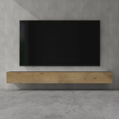 Produktbild von doporro TV Lowboard hängend Fernsehschrank Wohnzimmer | TV-Schrank hängend Fernsehtisch Hängeschrank 280cm Fernsehschrank02
