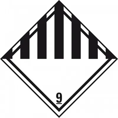 Produktbild von Dreifke® Gefahrgutzettel (Placards) Kl. 9 Verschiedene...Stoffe, Kunststoff, ...
