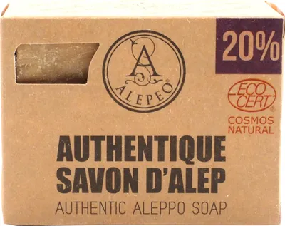 Produktbild von ALEPEO Aleppo Olivenölseife mit 20% Lorbeeröl 200 g