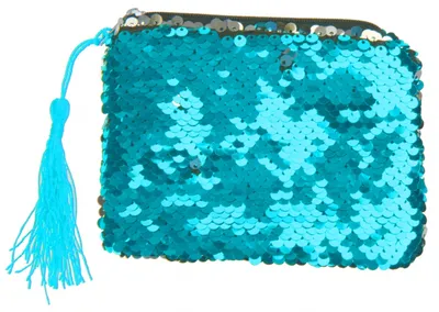 Produktbild von brieftasche Meerjungfrau Glitzer 13 cm blau