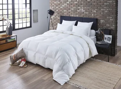 Federbett Perkal warm 220x240 cm – temperaturregulierend
