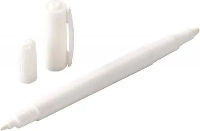 Zdjęcie produktu dla Marker permanentny, dwustronny, biały