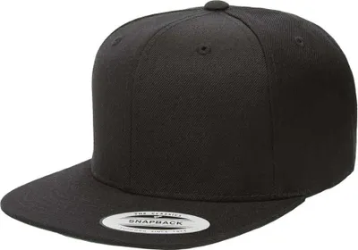 Image de FLEXFIT 6089M | Classic Snapback Cap / Casquette / Bonnet / Chapeau - Couleur : Black/Black - Taille : Kids