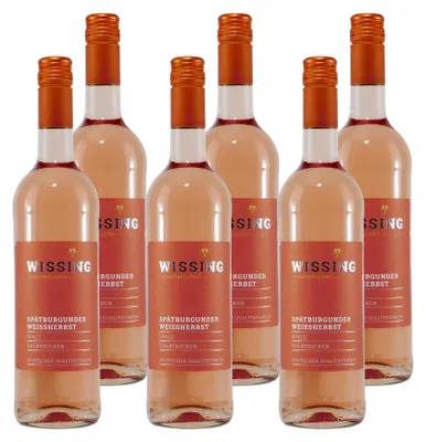 Produktbild von Wissing Spätburgunder Weißherbst -halbtrocken- (6 x 0,75L)