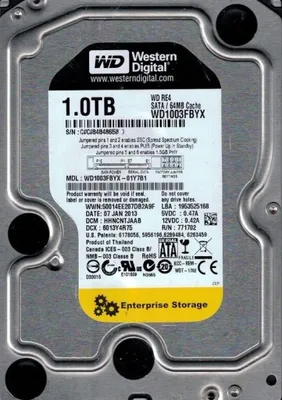 Produktbild von Western Digital WD1003FBYX RE4 1TB interne Festplatte (8,9 cm (3,5 Zoll), 7200rpm, SATA 3Gb/s, 64MB Cache)