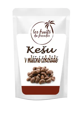 Obrázek produktu pro Kešu v mléčné čokoládě 500 g LES FRUITS DU PARADIS