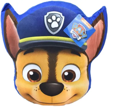 Produktbild von Paw Patrol 3D Kissen Plüsch Kuschelkissen Dekokissen 35 x 32cm