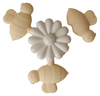 Produktbild von Mushie Spielzeug - Suction Spinner Toy - Bee
