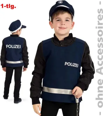 Produktbild von Fritz Fries FRIES - Polizei-Weste blau , 1-tlg., Gr. 152