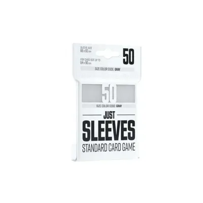 Obrázok produktu pre Štandardná kartová hra Just Sleeves White (50)