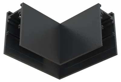 Immagine prodotto di Connettore angolare a vista nero orizzontale Nowodvorski LVM TRACK