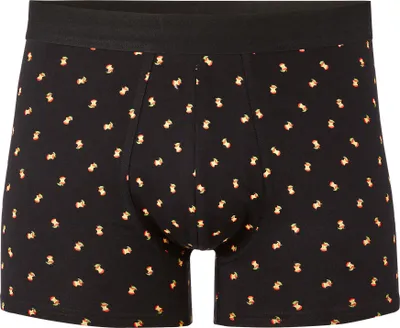 Produktbild von Celio Liboapple Boxershorts aus Baumwolle mit Apfelmuster und elastischem Bund für Herren, Größe S