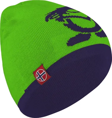 Image de Trollkids Kids bonnet d'hiver tricoté filles/garçons vert (920-100)