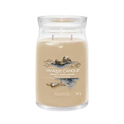 Produktbild von Yankee Candle Amber & Sandelholz Signatur Kerze 567 g