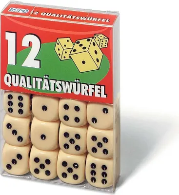 Produktbild von 12 Ravensburger FX Schmid Würfel in Klarsichtbox 27097